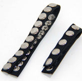 Leather Cock Rings With 5 Snap Locks